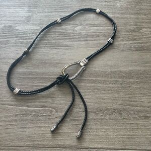 Brighton Braided Leather Lasso Rope Belt
